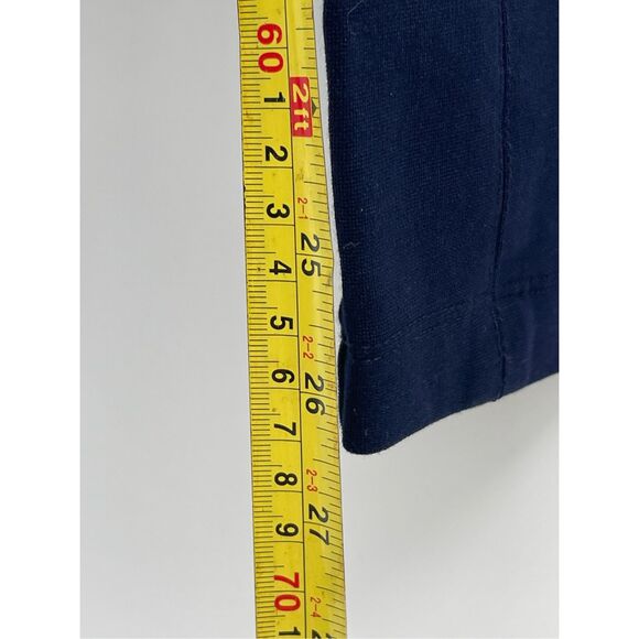 J. Crew Dress Ponte Pants Women Size 0R Navy Blue‎ Skinny Ankle Picket Zippers - Picture 4 of 11